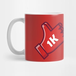 Like and Notification Bell Mug